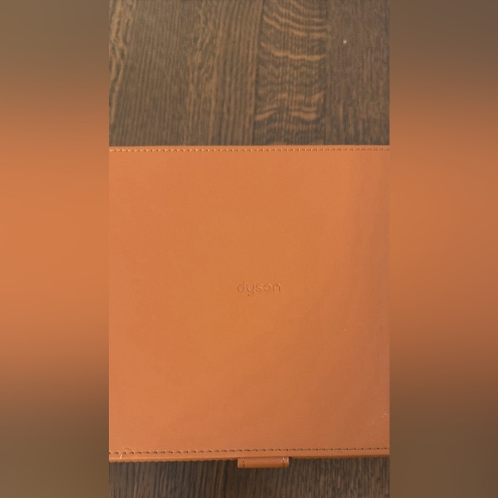 DYSON Airwrap Storage Case Hard Exterior With Magnet Snap Brown Like New - Picture 3 of 10